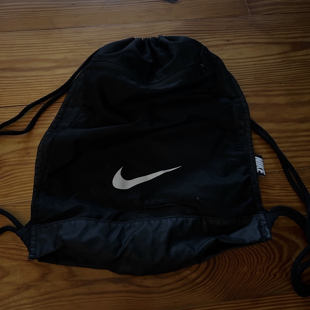 Nike Black Drawstring Backpack